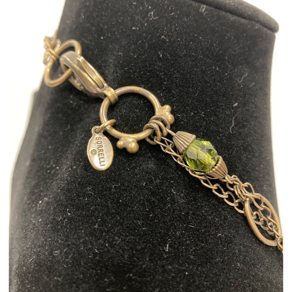 Unique***Sorrelli multi strand iridescent necklace - Picture 8 of 12